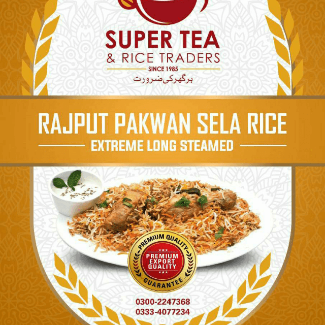 Rajput Pakwan Sela Rice 5kg Bag (Rs290/kg)